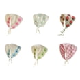 thumbnail image 5 of sunsanly Women Knitting Headscarf Crochet Plaid Flower Pattern Hollow Out Headscarf Girl Triangle Headband Head Accessories, 5 of 8