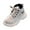 White, variant on Celivon Toddler Boys Girls Mesh Lace Shoes Mesh Lace Boots Non Breathable Boots Size 7 T