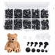 thumbnail image 4 of Bewildely 700 ojos de seguridad de ganchillo, gran capacidad para muñecas, duraderos, ideales para manualidades de animales de ganchillo y Muñecas y casas de muñecas Negro, 700 8 compartimentos, 4 of 6