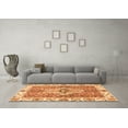 thumbnail image 3 of Ahgly Company Indoor Rectangle Abstract Orange Modern Area Rugs, 8' x 12', 3 of 4