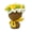 Coffee, variant on Ruanlalo Crochet Rose Flower Bouquet Decoration Handmade Knitting Floral Ornament Finished Hand Woven Flower Table Centerpiece