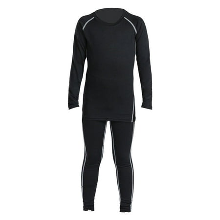 

Thermal Underwear For Kids | Thermal Underwear Set For Kids | Fleece Long John Thermal And Windproof Unisex Base Layer For Boys Girls Youth