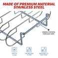 thumbnail image 2 of 5-Rib Grilling Stand  Stainless Steel BBQ Accessory for Gas & Charcoal Grills - Easy to Clean & Food Safe!, 2 of 7