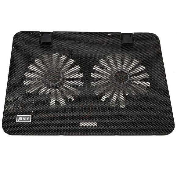 SHOWERORO 1Pcs Ergonomic Laptop Stand Fan for Heat Dissipation with ABS Material in Black Back to School