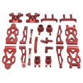 thumbnail image 3 of Accesorio de coche RC, copa trasera de Metal duradera, copa de dirección delantera para control remoto a escala 1/16 Rojo, 3 of 7