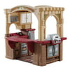 Step2 Grand Walk-In Kitchen & Grill | Large Kids Kitchen Playset | 103-Pc Accessory Set Included
