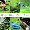 thumbnail image 5 of Kit de Tuyau de Jardin Portable de 15M, Tuyau d'Arrosage Extensible avec 7 Buses de Pulvérisation, Support de Dévidoir, 5 of 5
