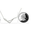 thumbnail image 5 of aaXia 10K White Gold 1/10ct. TDW Diamond Wavy Curved Bar Necklace (H-I, I1-I2), 5 of 5