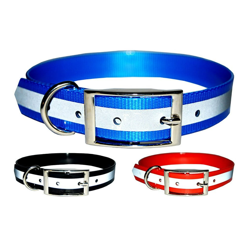 New Reflective Dark Dog Collar, Strong TPU Safety Collar, Suitable for