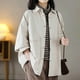 thumbnail image 4 of Chaquetas y abrigos casuales sin capucha de manga larga, chaqueta holgada, holgada, informal, versátil, cortavientos, camisa de manga larga, blusa para mujer, 4 of 6