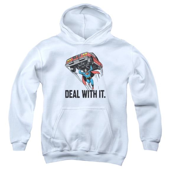 Dco - Deal With It - Youth Hooded Sweatshirt - Large