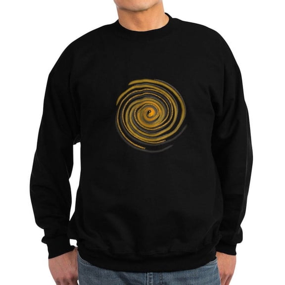 CafePress - Pi Swirl Sweatshirt (Dark) - Classic Crew Neck Sweatshirt