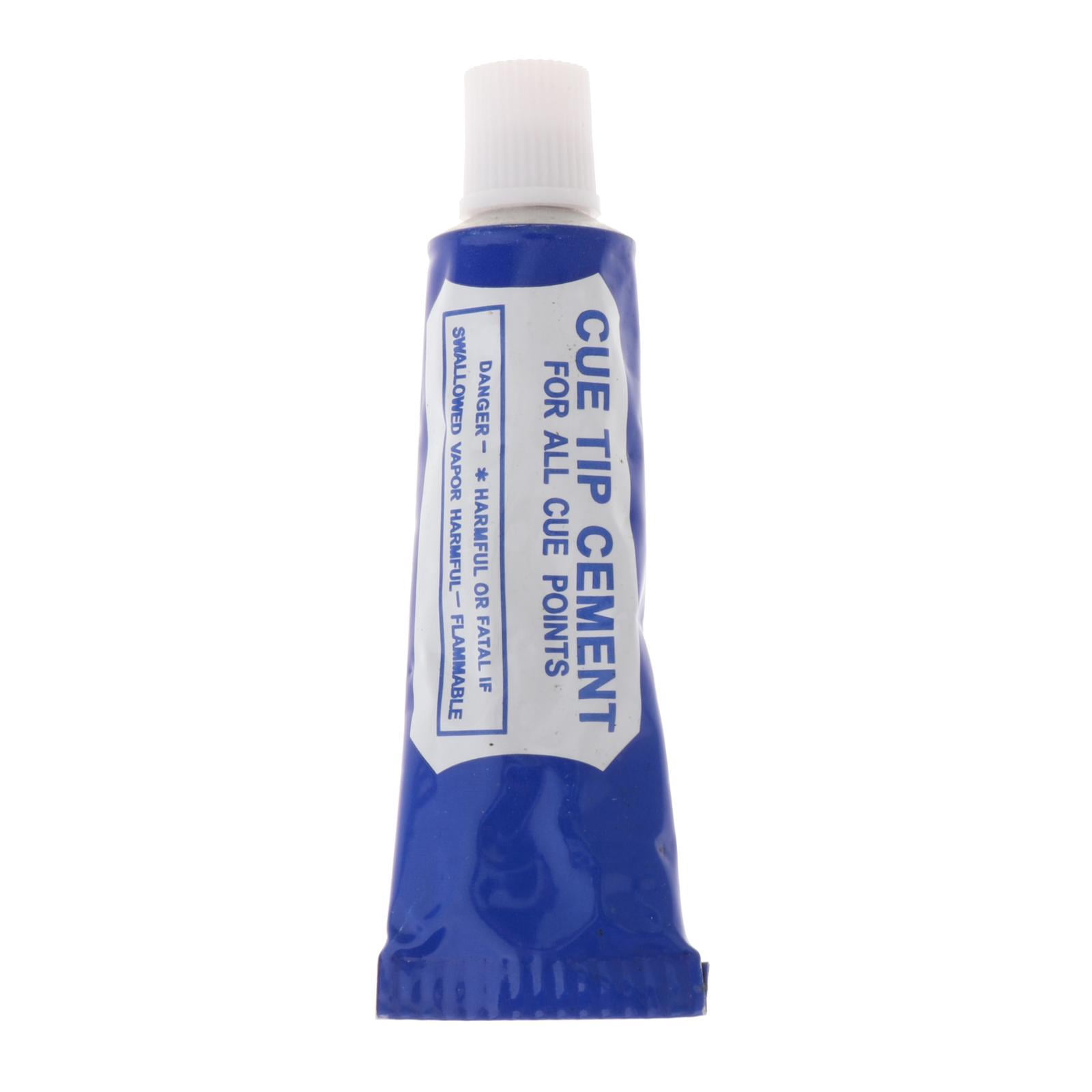 funtasica Glue for Pool Cue Tips Pool Cue Maintenance Multifunctional 16g Quick Drying Clear Glue Easy to Apply Snooker Cue Accessories