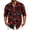 Black, variant on Men's Halloween Long Sleeve Button Down Shirt, Casual Halloween Print Shirt with Lapel Collar, Regular Fit Halloween Party Costume Shirt for Holiday Events Black XL