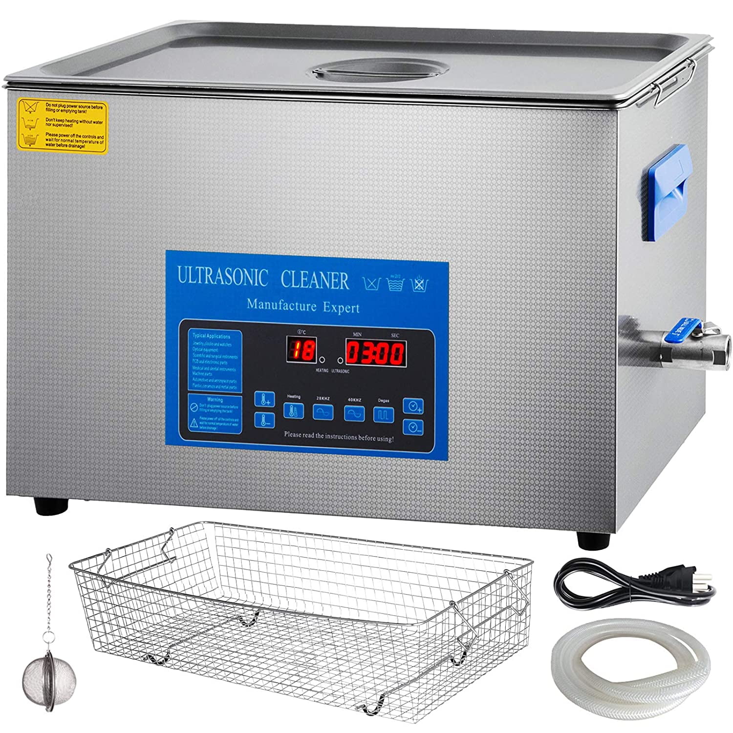 VEVOR VEVOR 30L Dual Frequency Professional Ultrasonic Parts Cleaner