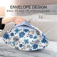 thumbnail image 5 of Ryvnso Satin Pillowcase Flower Pattern Pillow Cases Standard Size 26x20in, 5 of 6