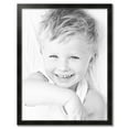 thumbnail image 2 of ArtToFrames 30" x 39" Honors Black with Silver Picture Frame, 30x39 inch Black Wood Poster Frame (WOM-5157), 2 of 7