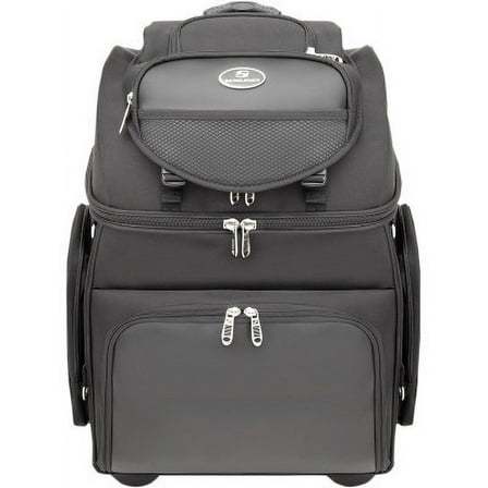 BR4200 Sissy Bar Street Motorcycle Tail Bags - Black/One Size