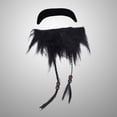 thumbnail image 4 of KAKOWELY Bigote de pirata para cosplay, accesorio fotográfico para disfraz, fiesta de Halloween (negro), 4 of 5