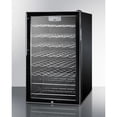 thumbnail image 2 of Summit SWC525LHVADA Freestanding ADA Compliant Glass Door Wine Cellar with 40 Bottles Capacity  6 Wine Shelves  Thin Handle  Automatic Defrost and Factory Installed Lock  in Black, 2 of 3