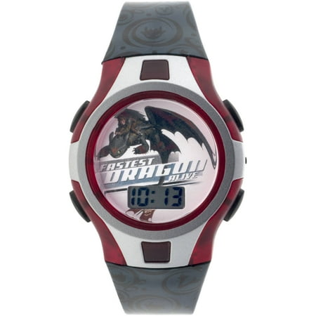 Flashing Lights LCD Watch