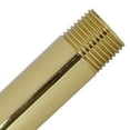 thumbnail image 3 of Westbrass D12112-03 ½” x 12" IPS Brass Pipe Nipple, Polished Brass, 3 of 6