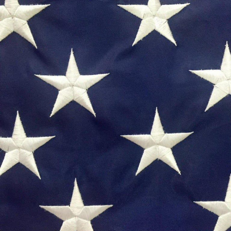 3x5Ft 90×150CM Embroidered American America Flag Premium Nylon