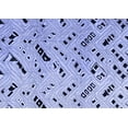 thumbnail image 1 of Ahgly Company Indoor Rectangle Solid Blue Modern Area Rugs, 2' x 5', 1 of 4