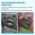thumbnail image 4 of Adaptador de Bocina de Puerta Delantera de 6x9 Pulgadas NuIth para Toyota y Lexus, 4 of 8