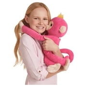 Fingerlings HUGS - Bella (Pink) - Interactive Plush Monkey by WowWee
