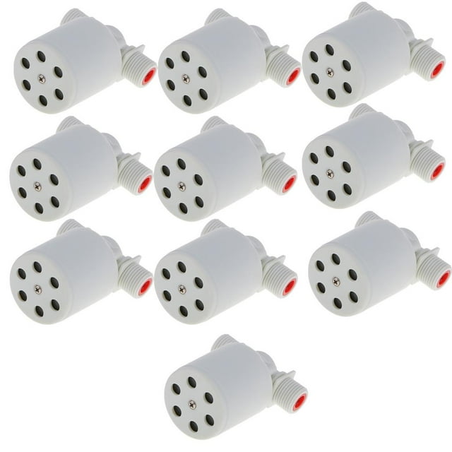 10x Válvula para Control Automático de Nivel de Agua Flotante para Agua Limpia con tornillos de acero inoxidable y caucho Soledad Controlador de nivel de líquido
