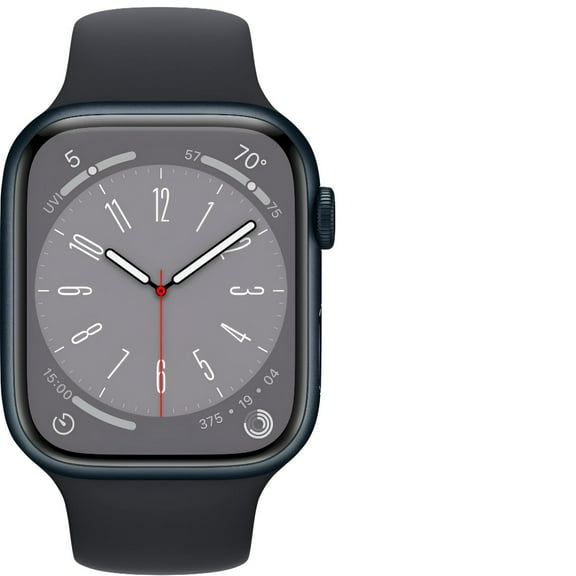 Restored Apple Watch Gen 8 Series 8 45mm Midnight Aluminum - Midnight Sport Band MNUJ3LL/A (Refurbished)