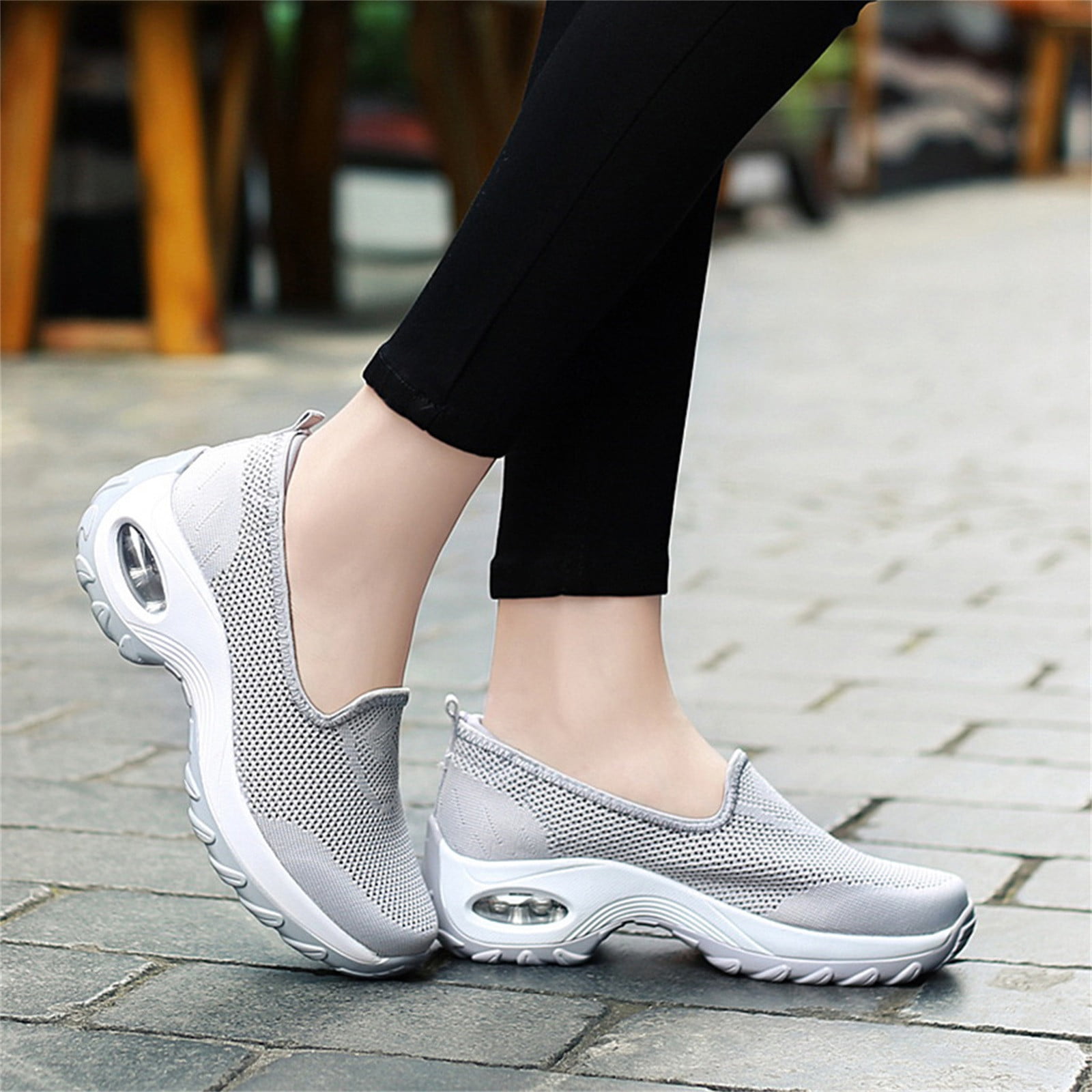 Women Sneakers Summer Casual Light Training Shoes Breathable Hand-Woven Sandals Water Shoes Lazy Shoes 