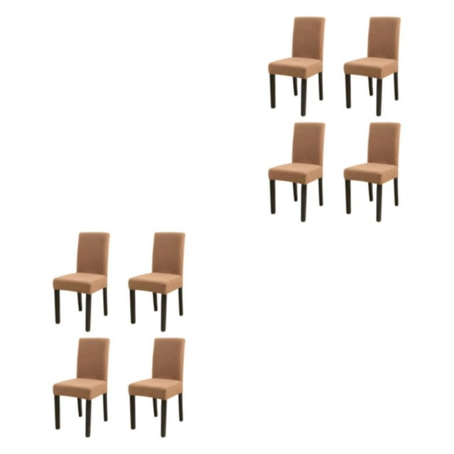 Dalazy 1/2/3 4pcs Chair Cover For Dining - Durable Easy To Assemble And Dustproof Thickened camel 2PCS