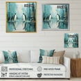 thumbnail image 4 of Designart "Snowy Penguin Family Gathering I" Penguin Canvas Wall Art, 4 of 7