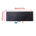 thumbnail image 2 of sweethay Teclados Teclado oficial alternativo con retroiluminación Teclado de diseño ergonómico Escritura fluida Laptop Notebook Notebook Cuadernos de escritura y cuadernos de bocetos, 2 of 5