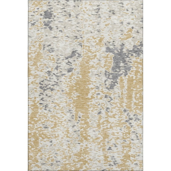 Dalyn Rugs Premium Machine Washable Mayfield AMF944 Gold 5' x 7'6" Rug