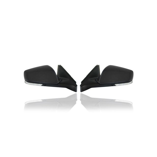 Door Mirror - Compatible/Replacement for '10-11 Buick LaCrosse/Allure-CXS, 12-12 LaCrosse eAssist Premium - Heated, With Signal, Without Side Sensor - Pair, Set - 22857477, 22857476
