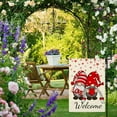 thumbnail image 2 of Valentines Day Garden Flag Double Sided, Love Gnomes Valentine’s Day Garden Flag Yard Flag for Outdoor Decoration 12x18 Inch, 2 of 6