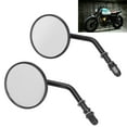 thumbnail image 4 of Motorcycle Mirror, Durable Clear Vision Retro Side Mirror Aluminum Alloy Universal  For Motorcycle, 4 of 8