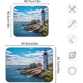 thumbnail image 3 of Dish Drying Mat Lighthouse Landscape Absorbent Dry Mats for Dishes Draining Pad for Kitchen Countertop 18" x 24", 3 of 7