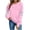 01-Pink, variant on Atogsazn Women's Halloween Sweatshirt Casual Crew Neck Long Sleeve Pullover Sweater Loose Fall Winter Tops Army Green XXL Fashion