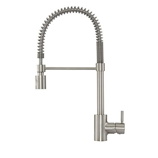 Gerber DH451188SS Foodie Single Handle Pre-Rinse Kitchen Faucet, Stainless Steel