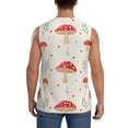 thumbnail image 4 of Bixox Men's Flat Mushrooms Printed Shirt Sleeveless Fitness Tank Top-X-Large, 4 of 7
