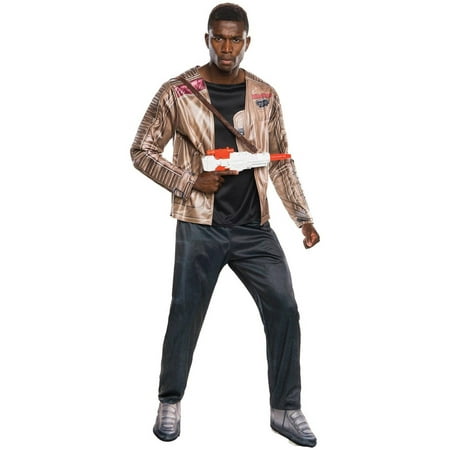Star Wars The Force Awakens Deluxe Finn Men's Adult Halloween Costume, 1 Size