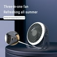 thumbnail image 4 of XGFHYJEH Desk Fan, Box Fan, Small Fan, Box Fan Clearance, Small Desk Fan, Small Fans for Desk, Portable Personal Quiet Electric Fan for Home, Plastic, 4 of 7