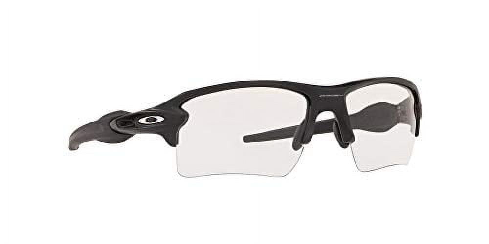Oakley sunglasses OO9188 Flak 2.0 XL (98) matte black with clear lenses, 59mm