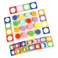thumbnail image 2 of Juego educativo de madera con combinación de colores para aprendizaje preescolar, interactivo para padres e hijos, habilidades motoras finas para niño, 2 of 9