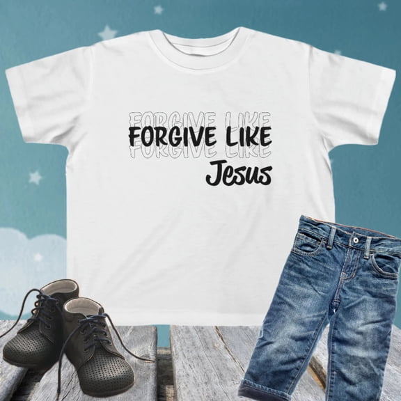 Toddler's Fine Jersey Tee, Kids Bible Verse Shirt, Toddler's Short Sleeve T-Shirt