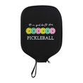 thumbnail image 3 of Cubierta de paleta de pickleball, caja de paleta, manga de neopreno, portador de almacenamiento impermeable, cierre portátil de cremallera Negro, 3 of 8